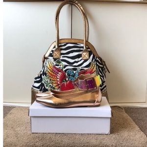 Women’s Rose-gold Flats